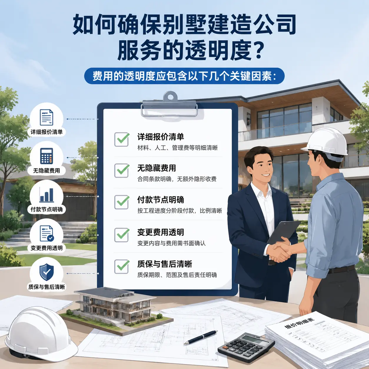 在 从江 如何确保别墅建造公司服务的透明度?