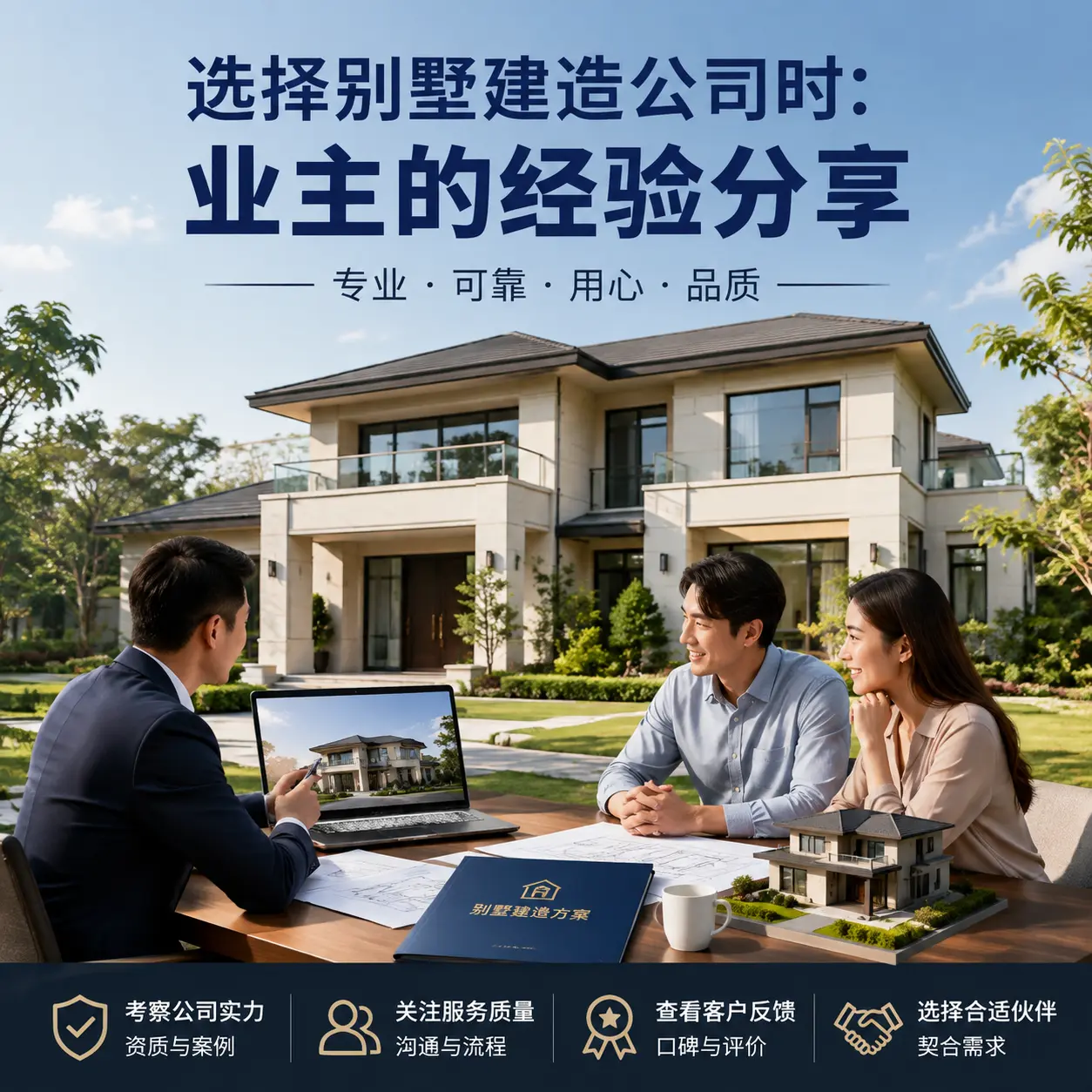 选择别墅建造公司时: 从江 业主的经验分享