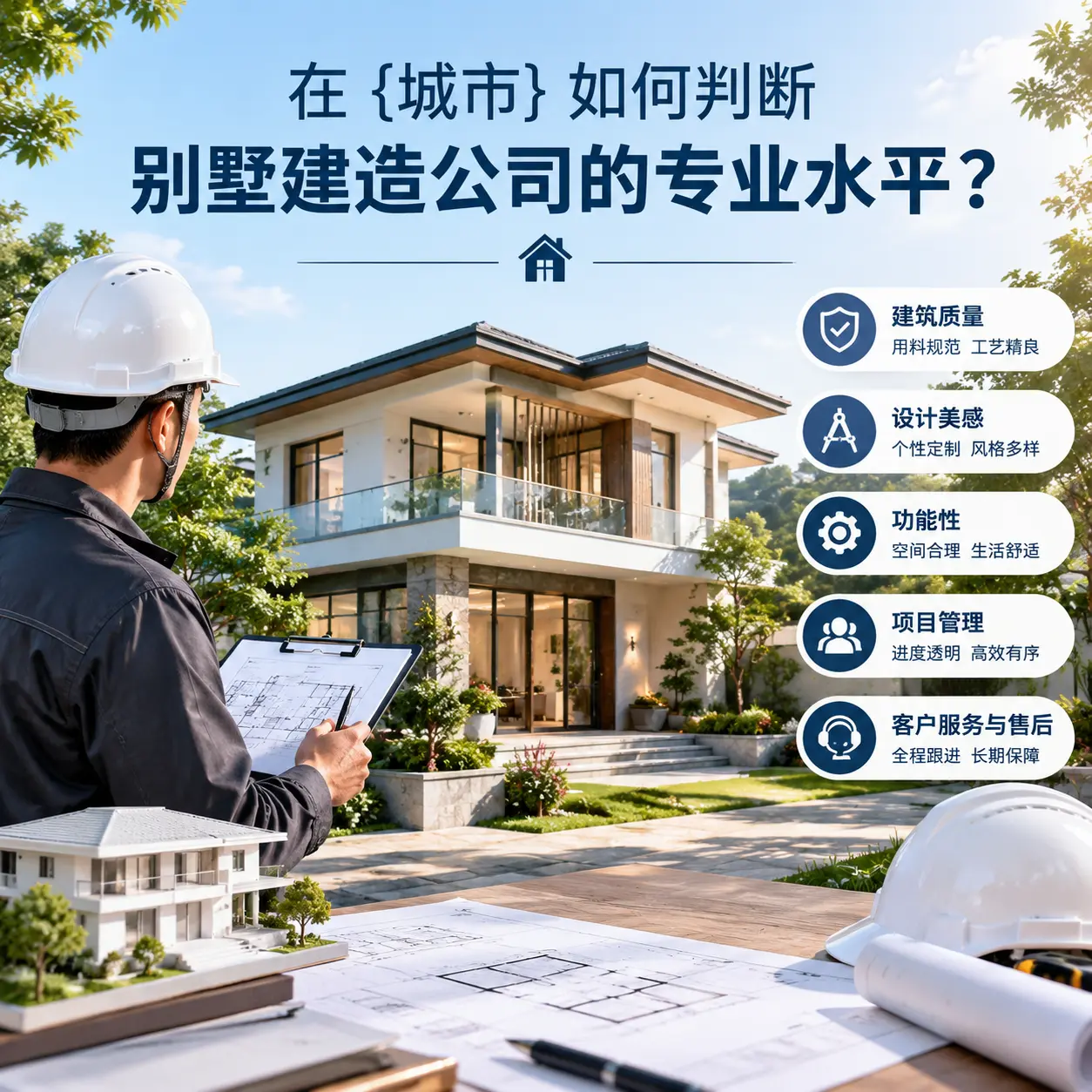 在 从江 如何判断别墅建造公司的专业水平？