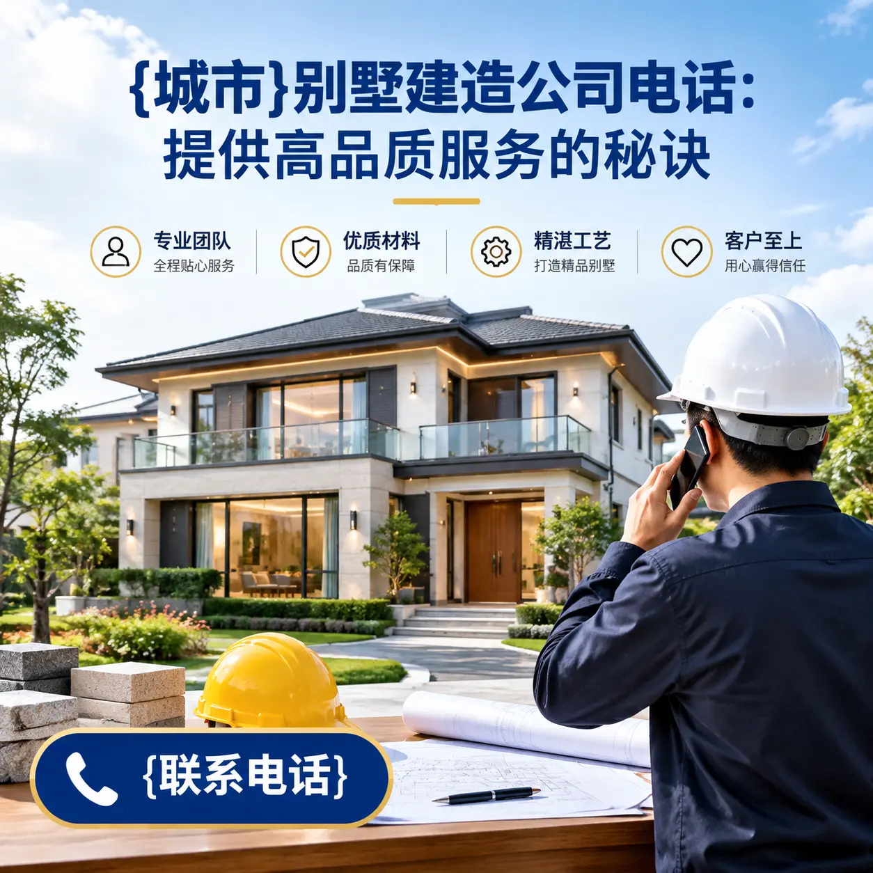 从江别墅建造公司电话:提供高品质服务的秘诀