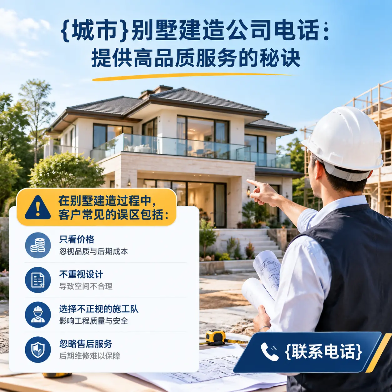 从江别墅建造公司电话:提供高品质服务的秘诀