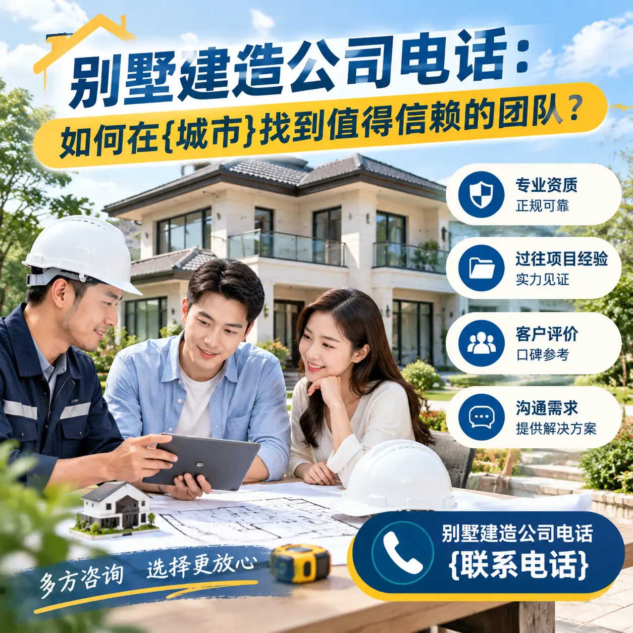 别墅建造公司电话:如何在从江找到值得信赖的团队?