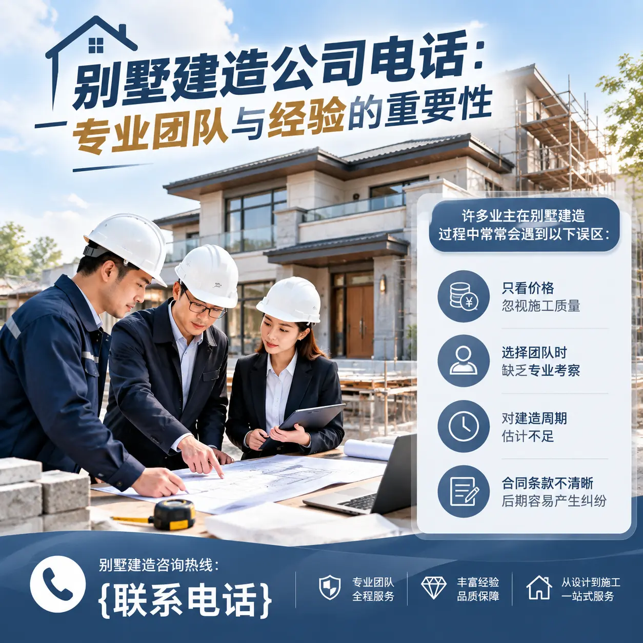 从江别墅建造公司电话：专业团队与经验的重要性