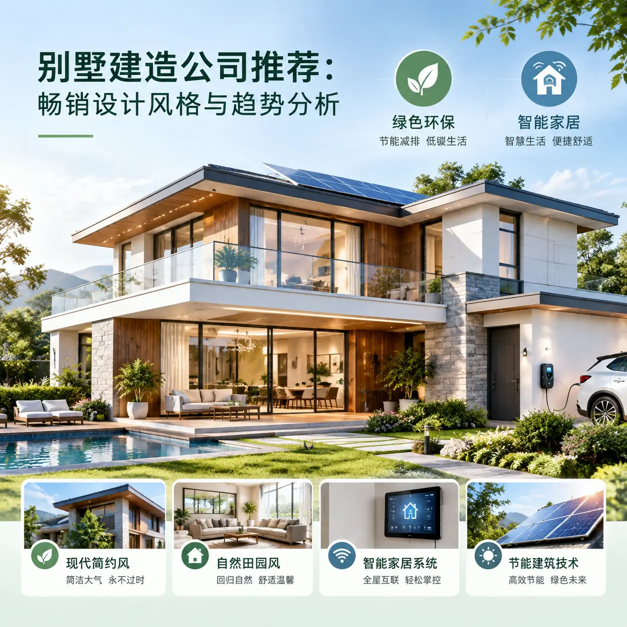 别墅建造公司推荐： 从江 畅销设计风格与趋势分析
