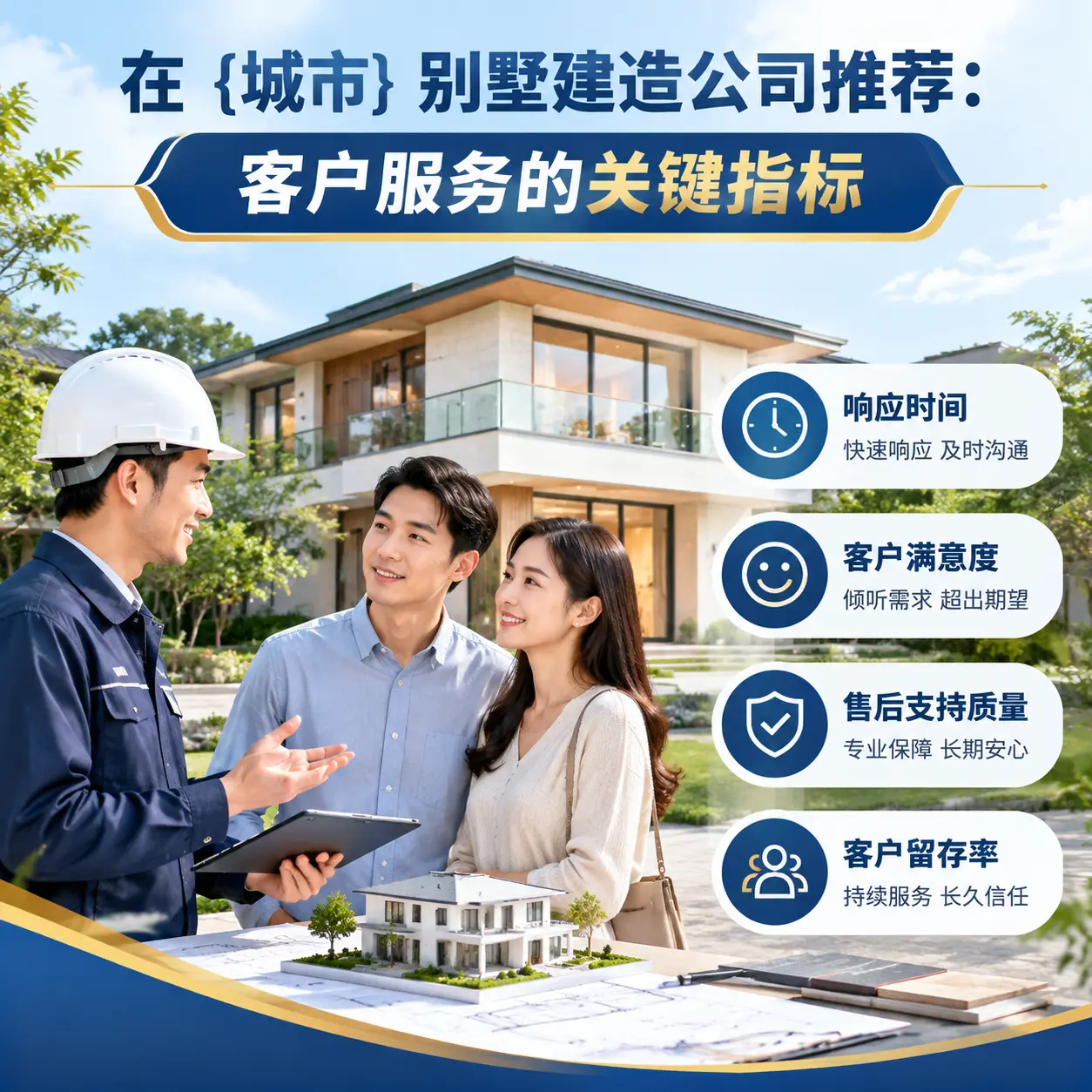 在 从江 别墅建造公司推荐:客户服务的关键指标