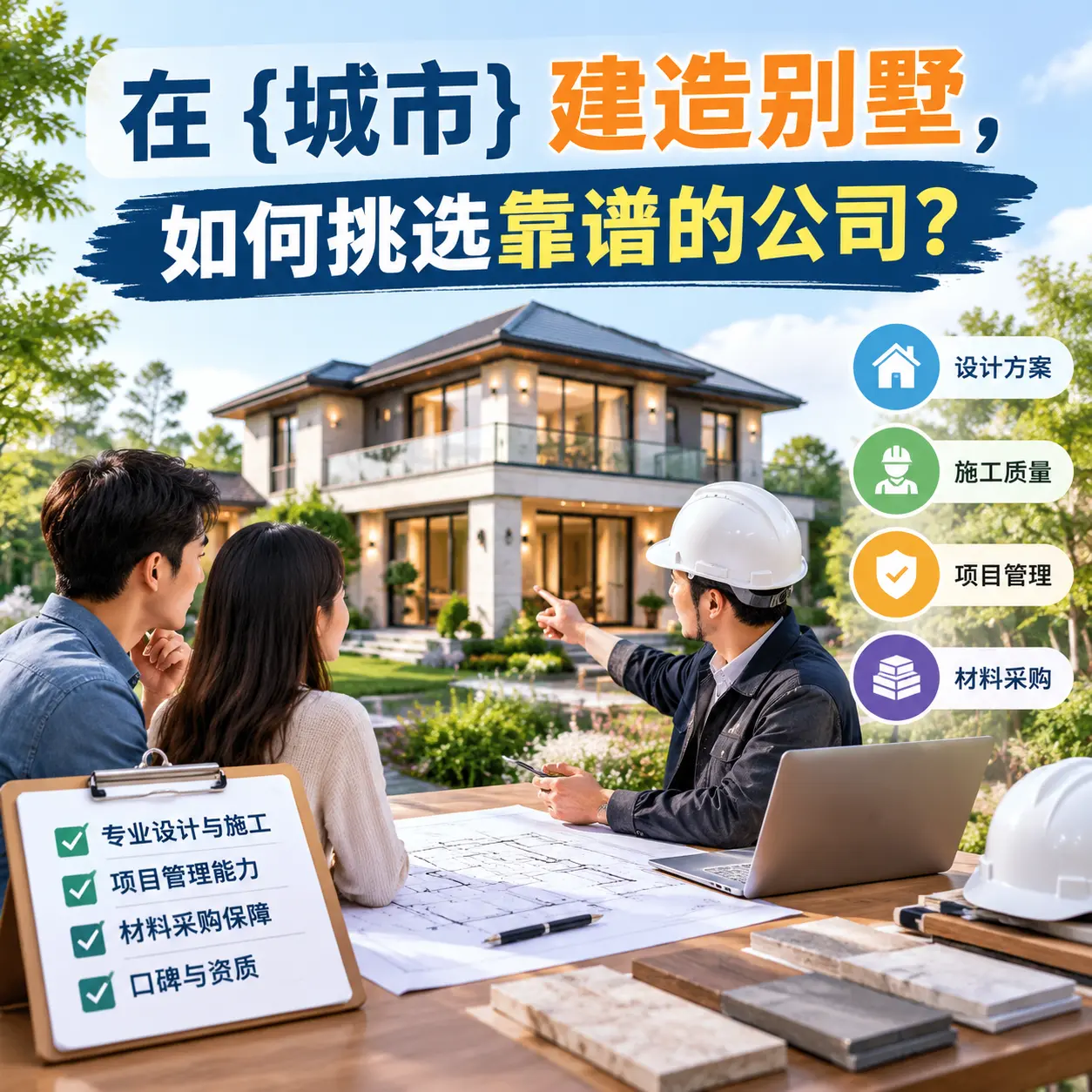 在 从江 建造别墅，如何挑选靠谱的公司？
