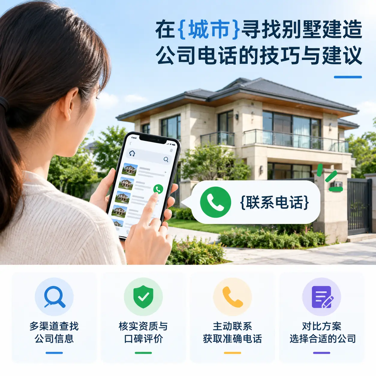 在从江寻找别墅建造公司电话的技巧与建议