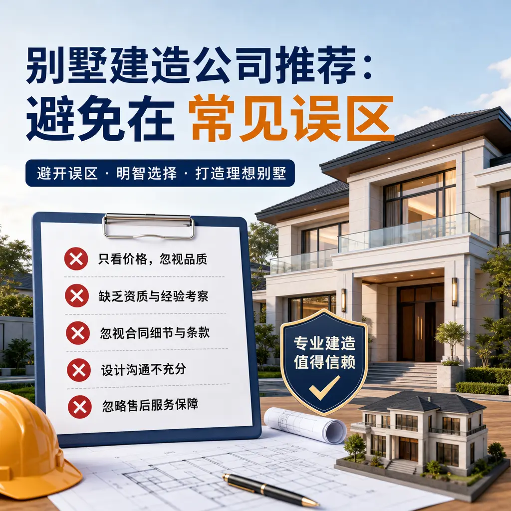 别墅建造公司推荐：避免在 从江 的常见误区