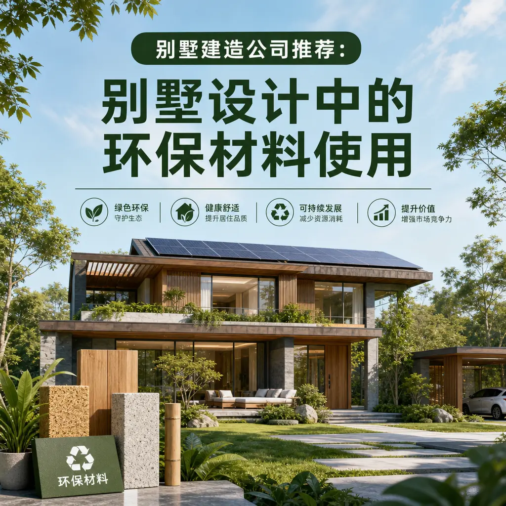 别墅建造公司推荐: 从江 别墅设计中的环保材料使用