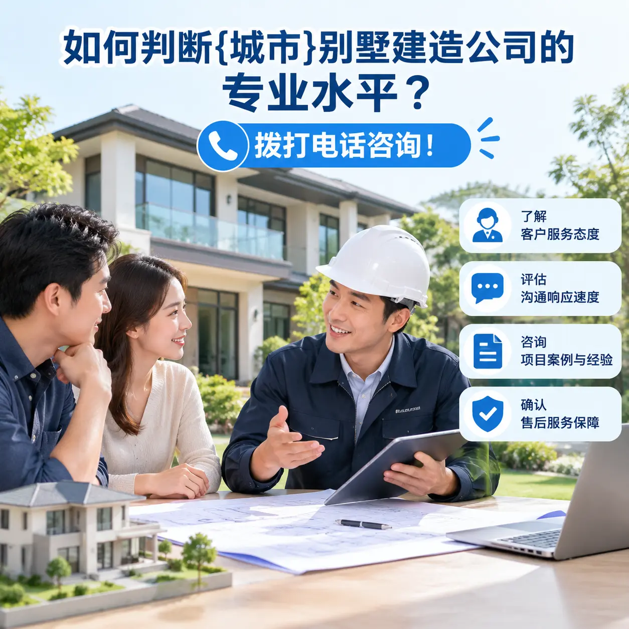 如何判断从江别墅建造公司的专业水平?拨打电话咨询!